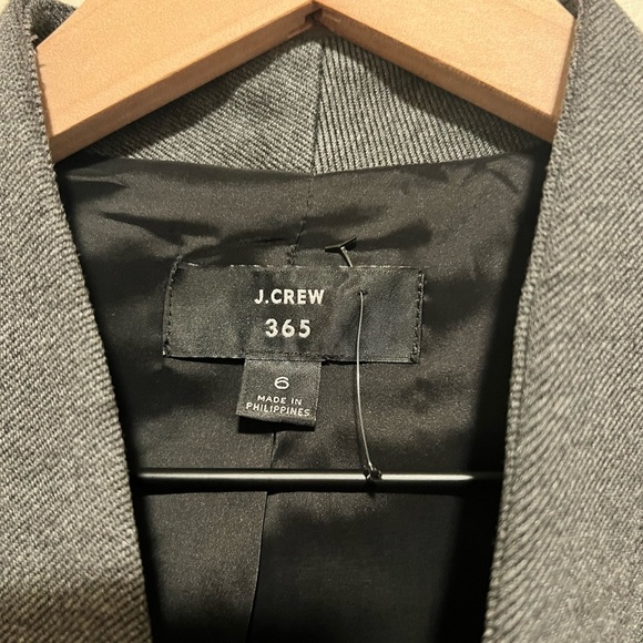 J. Crew Going-out Blazer in Stretch Twill Heather Dove Size 6 - Picture 4 of 9